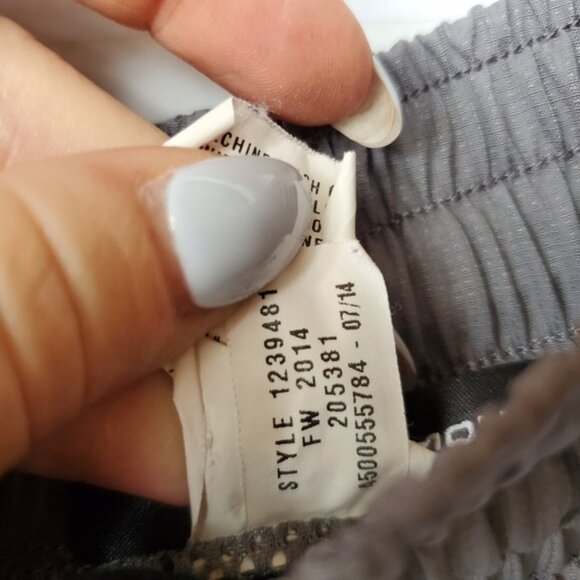 Windbreaker Drawstring Mesh Pants Pockets Zipper Ankle XL - Picture 10 of 13